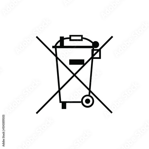 WEEE VECTOR SYMBOL SIGN