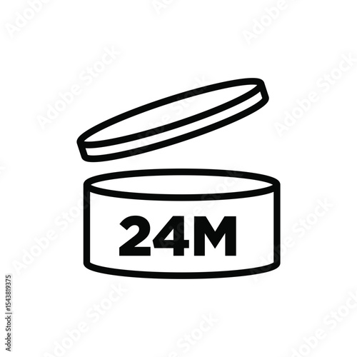 24m period after open pao icon sign