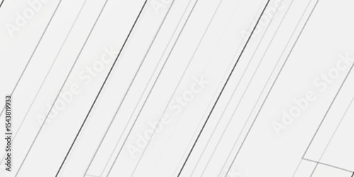 3D white geometric abstract background overlap layer on bright space with rounded rhomb effect decoration. eps 10