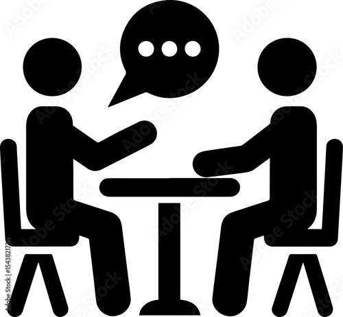 Stick man - Business People and Teamwork Icon