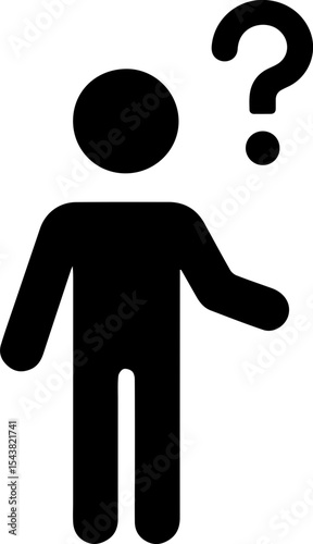 stick man - People Confusion Icon