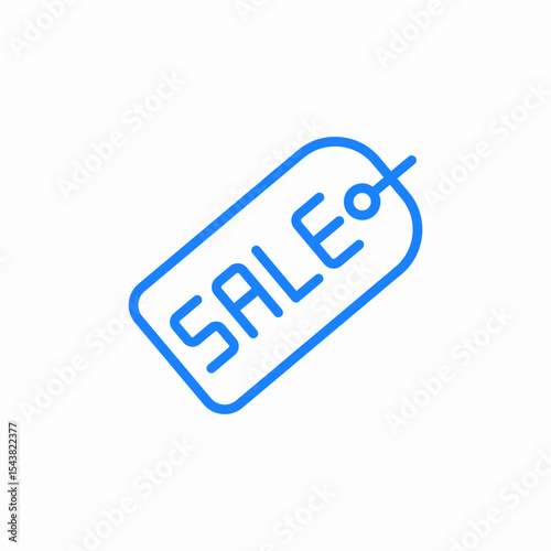 sale tag icon sign vector