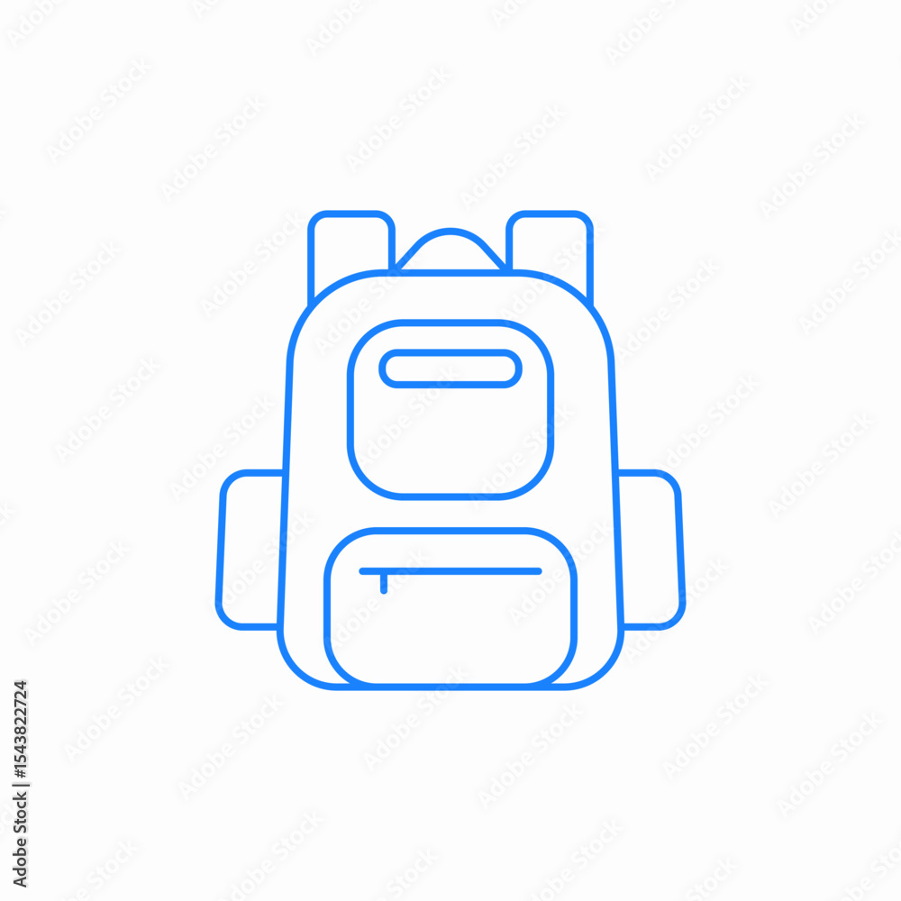 school bag icon sign vector school bag icon sign vector