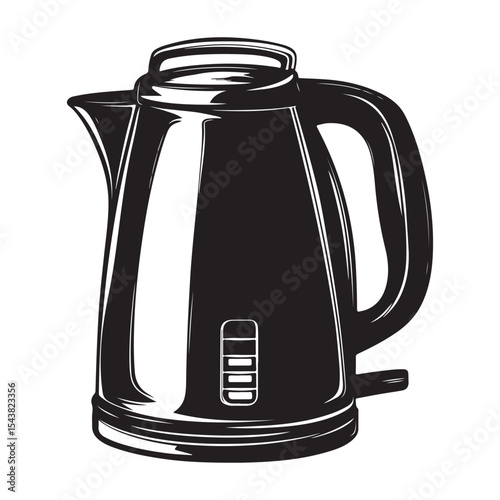 Electric kettle silhouette