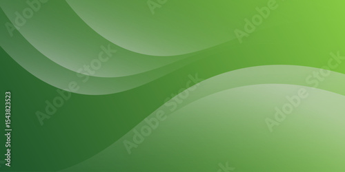 Abstract green wavy background. Eps10