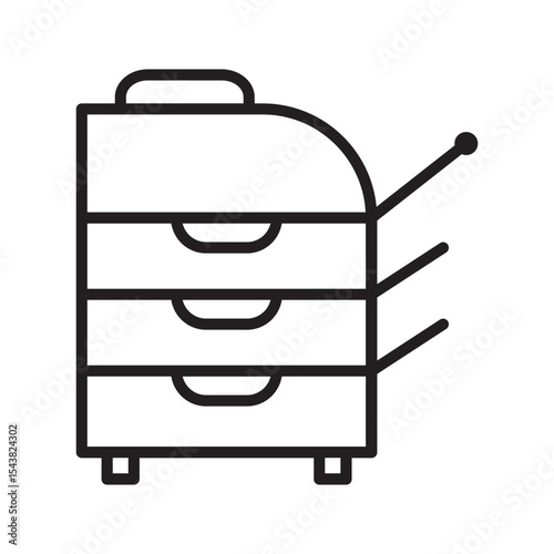 Printer Icon. Vector for web
