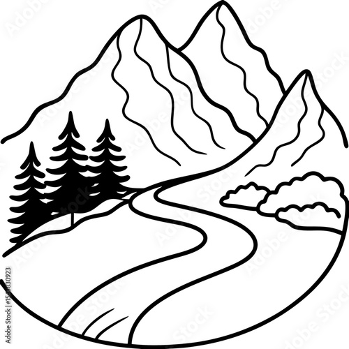 Mountain River Serenity