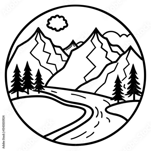 Mountain River Serenity