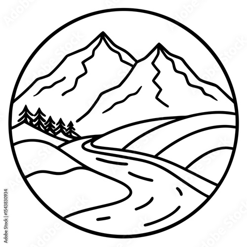 Mountain River Serenity