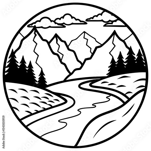 Mountain River Serenity
