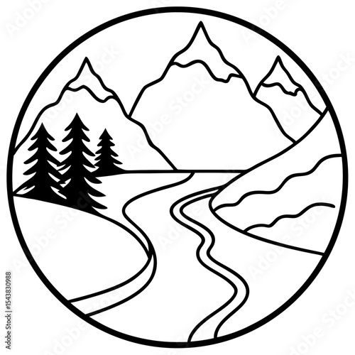 Mountain River Serenity