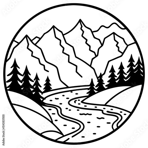 Mountain River Serenity