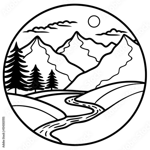 Mountain River Serenity