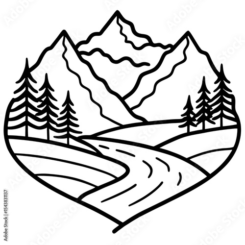 Mountain River Serenity