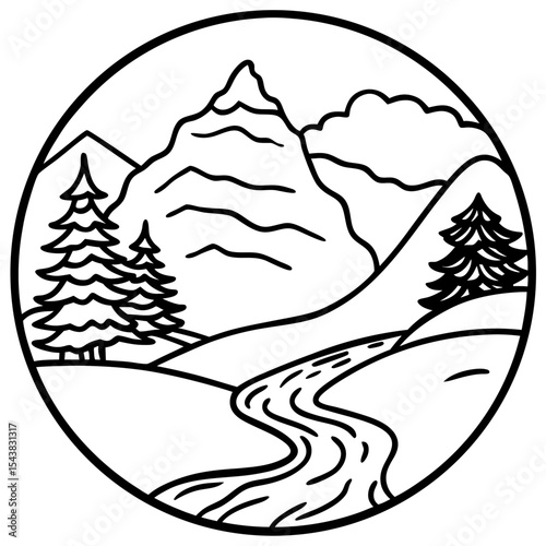 Mountain River Serenity