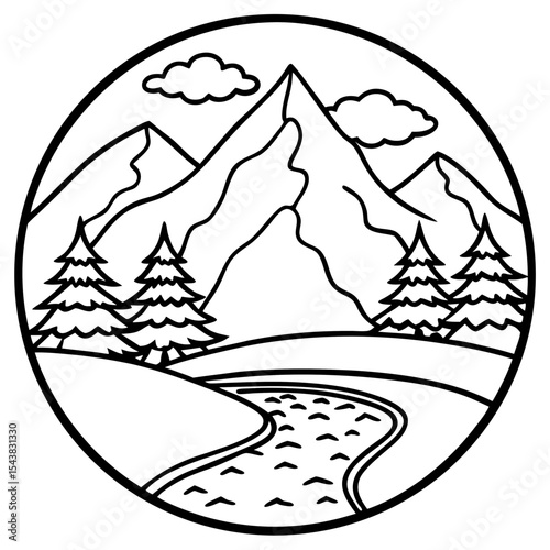 Mountain River Serenity