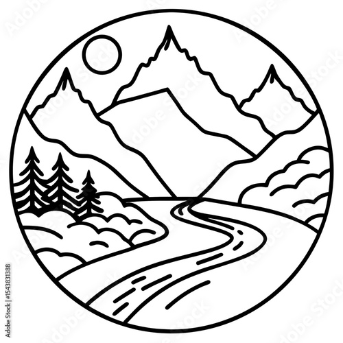 Mountain River Serenity