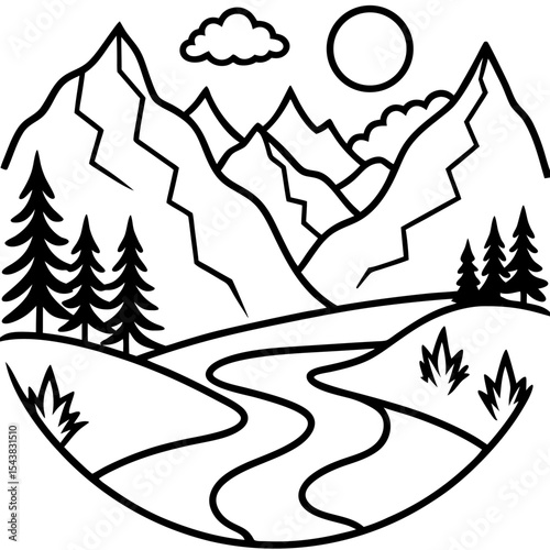 Mountain River Serenity