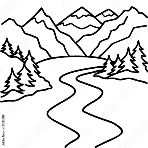 Mountain River Serenity