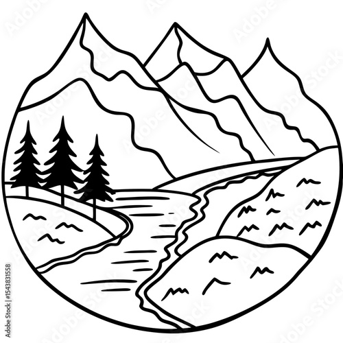 Mountain River Serenity