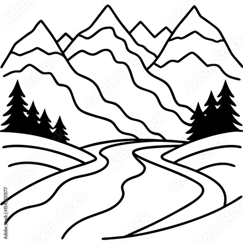 Mountain River Serenity