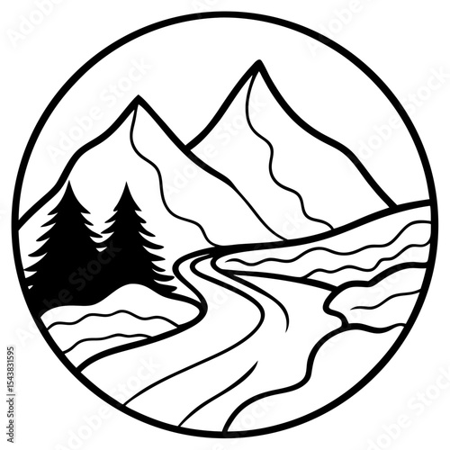 Mountain River Serenity
