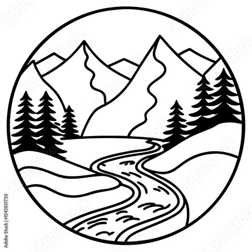 Mountain River Serenity