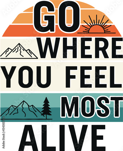 Happiness is a full tank and an open road inspirational typography vector t shirt design with bold minimalist font for road trip lovers and graphic apparel