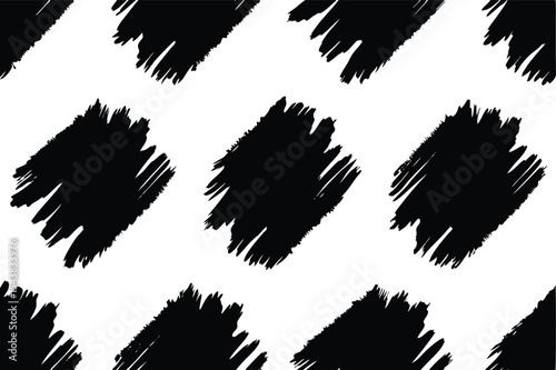Black brush strokes vector Set of text boxes. Paintbrush collection. Grunge design elements. Dirty texture banners. Set of rectangle shape brush strokes. set on white background 