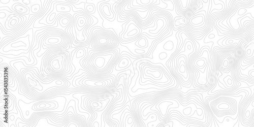 Abstract topography contour map line and modern wavy map line design, digital print terrain lines texture vector white background.