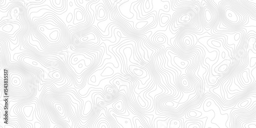 Abstract topography contour map line and modern wavy map line design, digital print terrain lines texture vector white background.