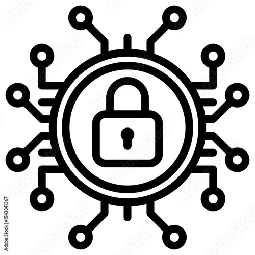 Cyber Security Icon
