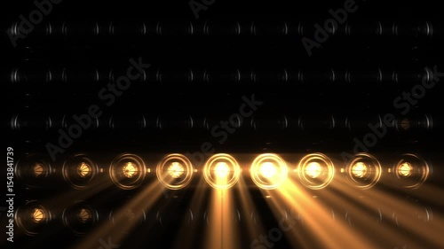 Lights Flashing Wall Showtec VJ Stage Floodlight 4K Blinder Blinking Lights Flash Club Flashlights Disco Lights Matrix Beam Lights Bulb Halogen Headlamp Lamp Nightclub Turn Off On Loop