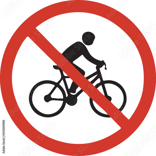 no cycling sign