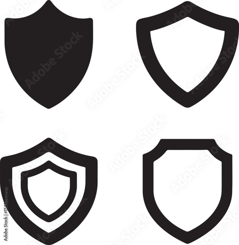 shield icon vector illustration