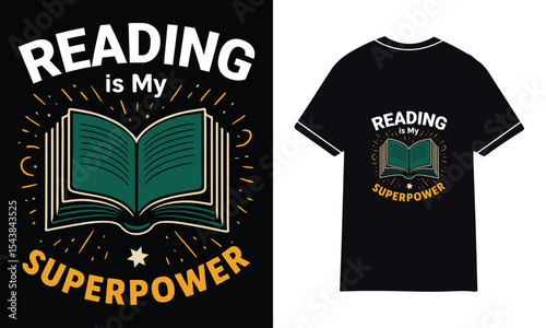 Reading is My Superpower – Book Lover Quote T-shirt Vector Design

Reading is My Superpower – Book Lover Quote T-shirt Vector Design