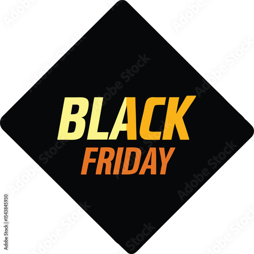 Black Friday Sale icon vector illustration
