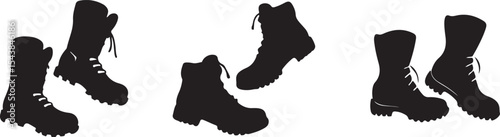 combat boots, military boots, tactical boots, high quality, detailed, 8k, photorealistic
