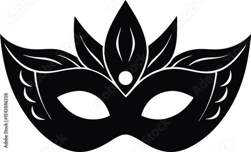 carnival mask vector illustration