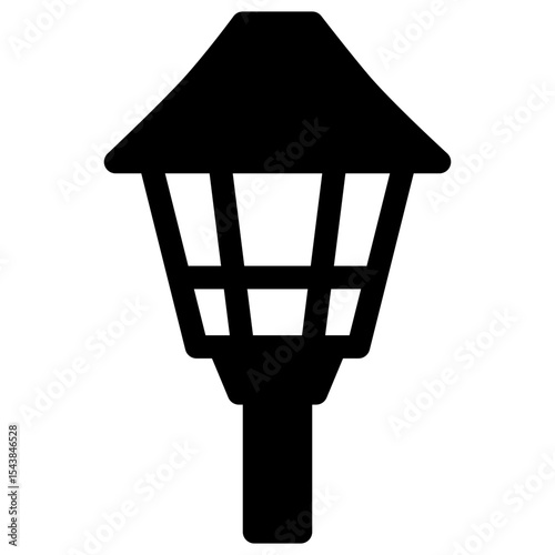 Classic Outdoor Lantern Icon