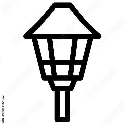 Classic Outdoor Lantern Icon