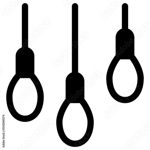 Set of Hanging Bulbs Icon