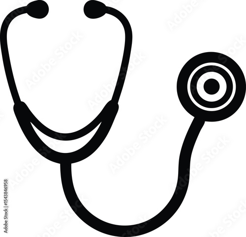 ct scan icon using a stethoscope