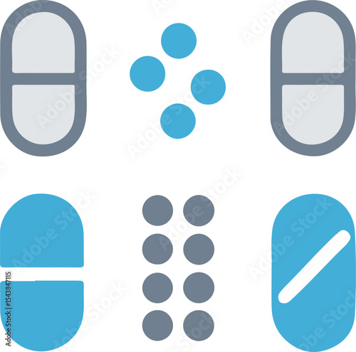 set of medical icons