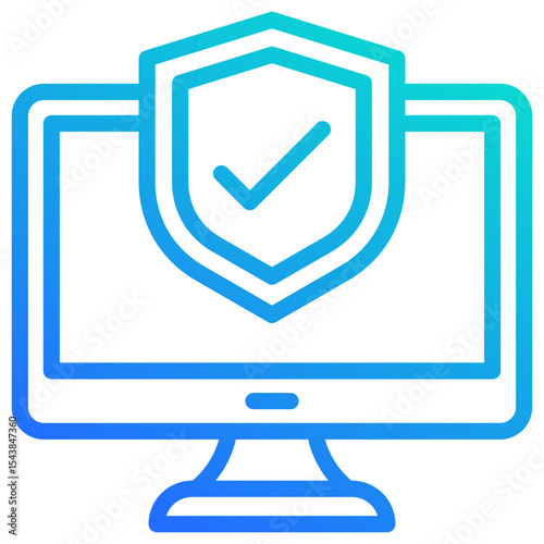 Computer Security Icon