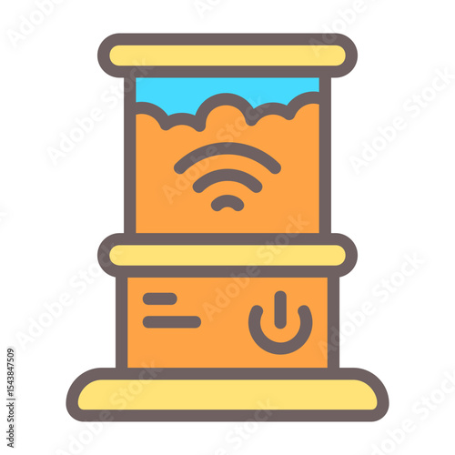 Smart Pet Feeder Vector Icon