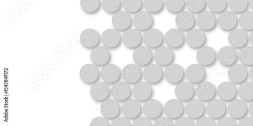 Grey tiles wall. round marble textures, ball tiles. Top view pavement circle block gray texture with seamless patterns floor background. Air Bubble wrap texture background. Textured Background.