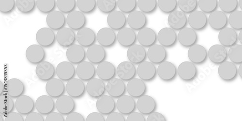 Grey tiles wall. round marble textures, ball tiles. Top view pavement circle block gray texture with seamless patterns floor background. Air Bubble wrap texture background. Textured Background.