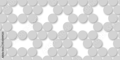 Grey tiles wall. round marble textures, ball tiles. Top view pavement circle block gray texture with seamless patterns floor background. Air Bubble wrap texture background. Textured Background.