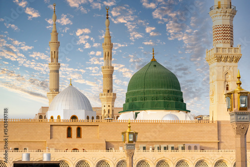 Prophets Mosque in Medina, in Saudi Arabia